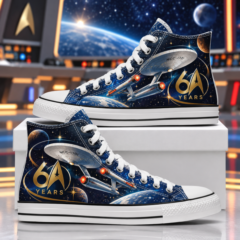 Star Trek High Chuck Shoes - 60 Years Anniversary V5