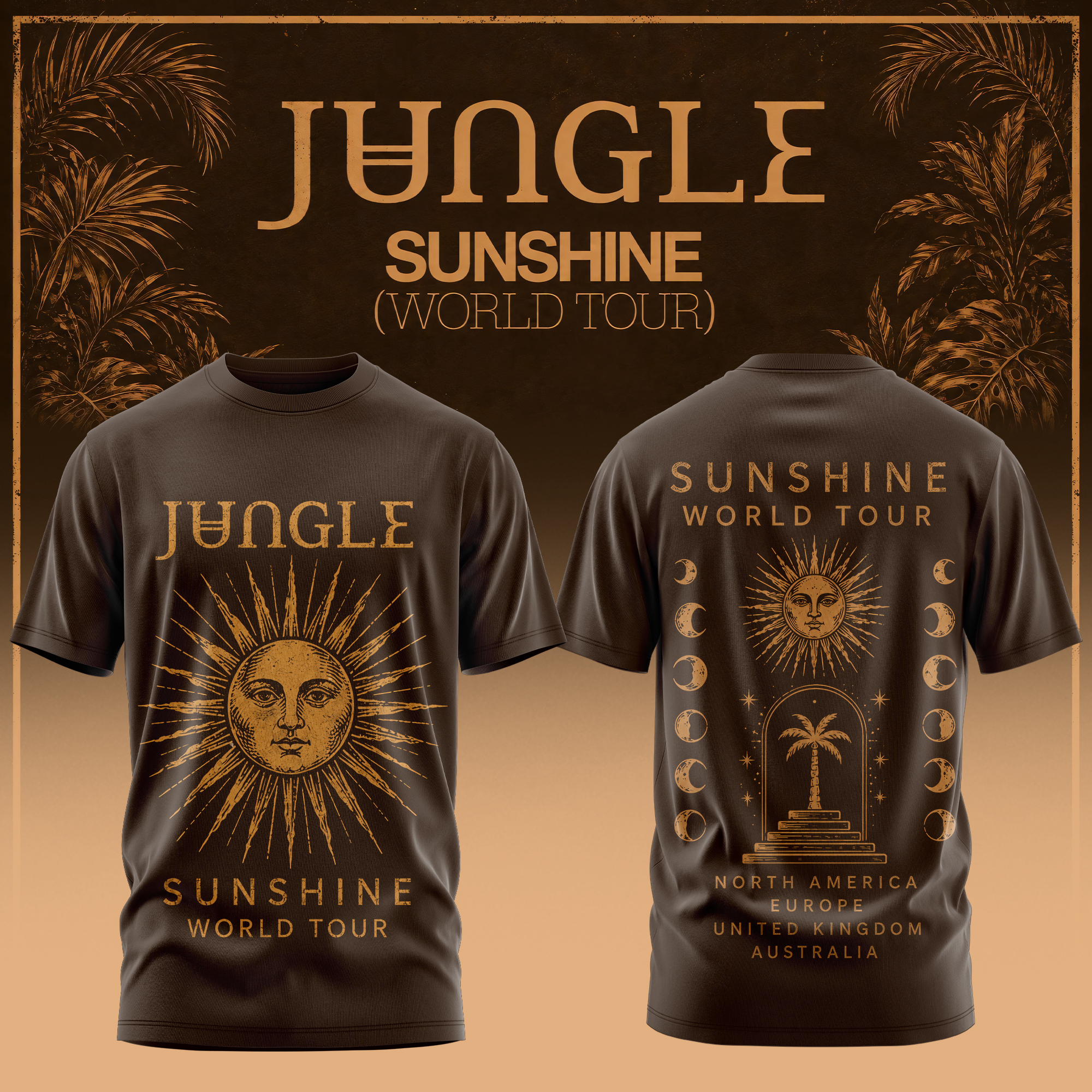 JUNGLE - SUNSHINE World Tour 2026 Limited T-Shirt