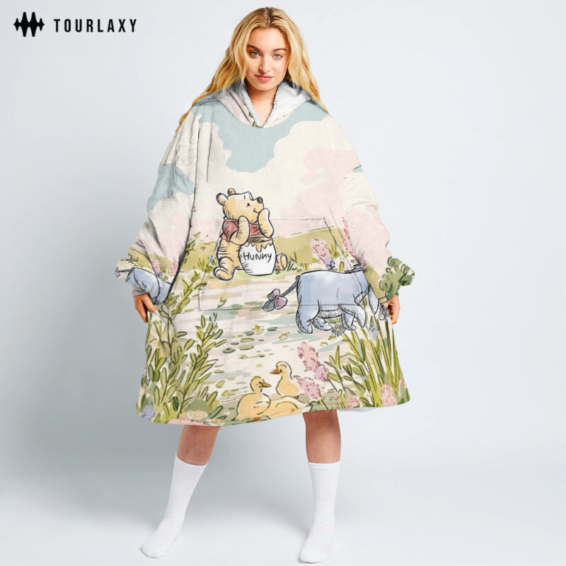 Winnie The Pooh Blanket Hoodie V5